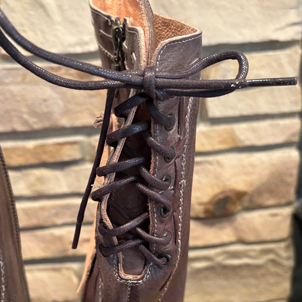 NOT FOR SALE: BED|STU Distressed Taupe Brown Over the Knee Boots 👢! - Picture 5 of 8